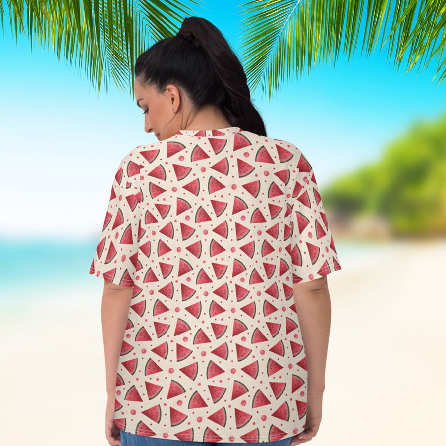 Hello Weekend Watermelon All Over Print T-shirt product image (4)