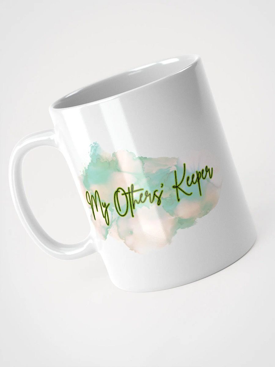 My Others' Keeper White Mug Boho Green product image (3)