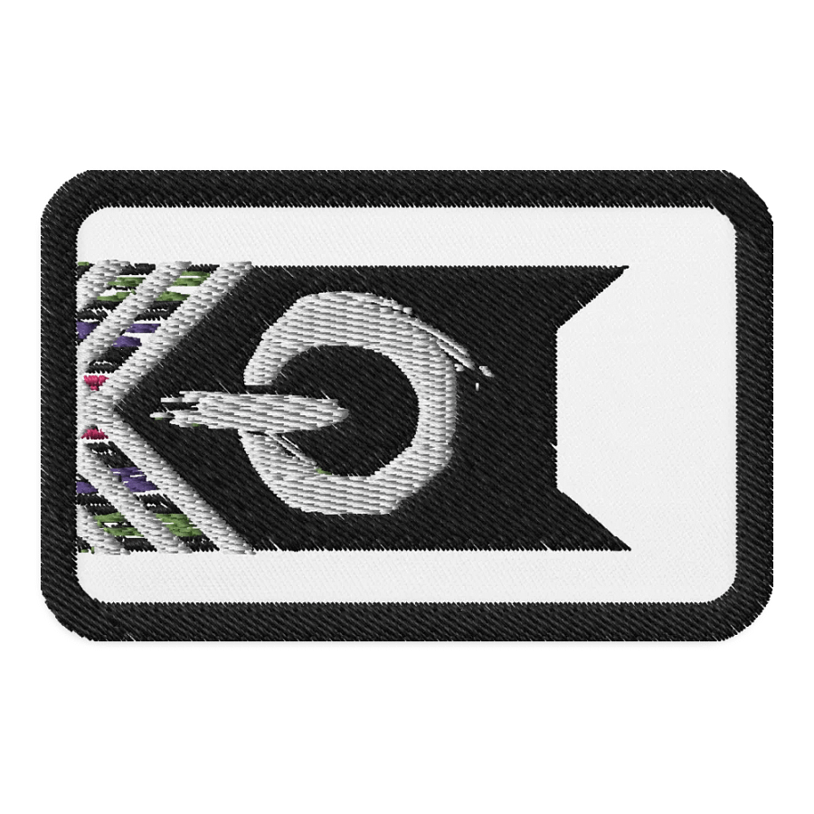 OptimusProcrastinus PowerUp Patch (Black on White) product image (1)