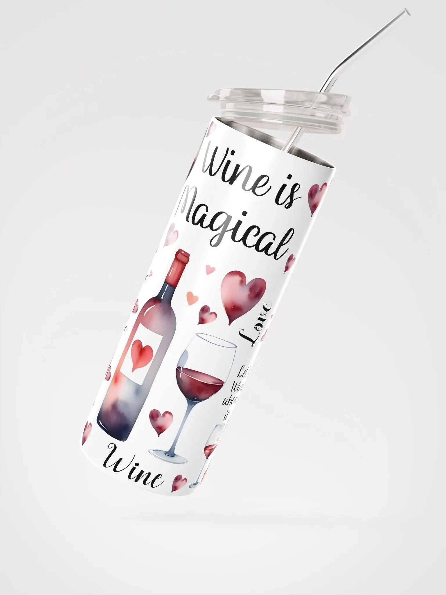 Heartfelt Cheers Stainless Steel Tumbler product image (3)