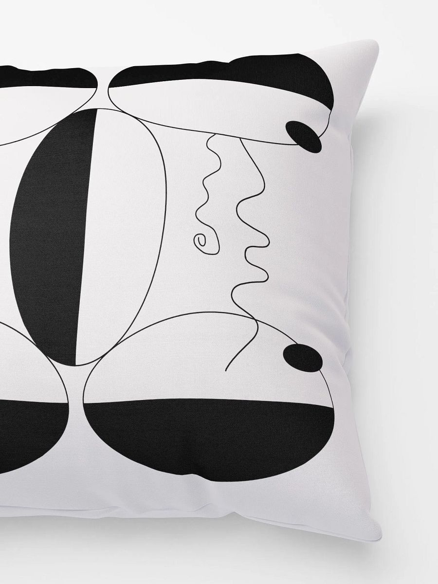 Geometric Black and White Pillows – Modern Decorative Throw Pillows for Sofa – Stylish Black White Couch Cushions product image (10)
