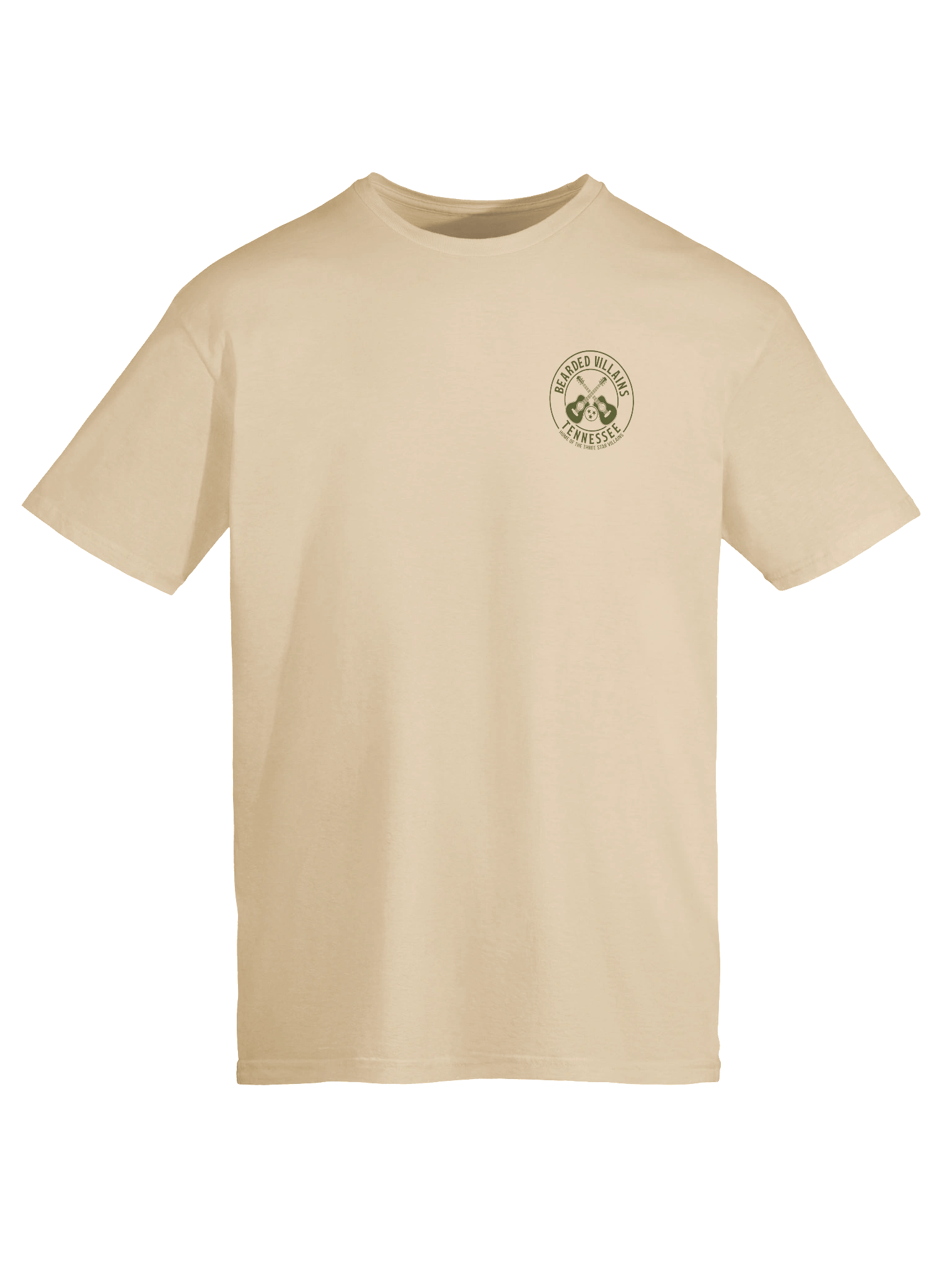TSV Bearded Villains Tennessee “Tactical Grit Alternate” T-Shirt | Military Green on Combat Desert, Brown or Black | Rugged Brotherhood Strength & Everyday Utility product image (25)