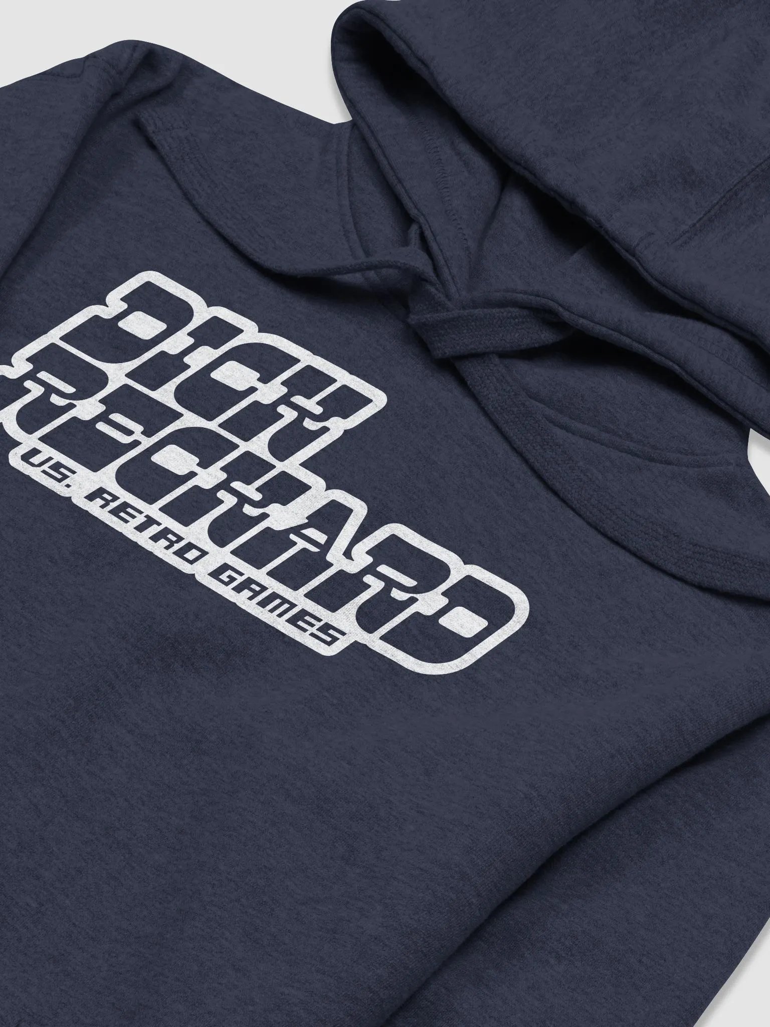 Dick Reckard vs Retro Games MonoWhite Logo Unisex Hoodie product image (3)