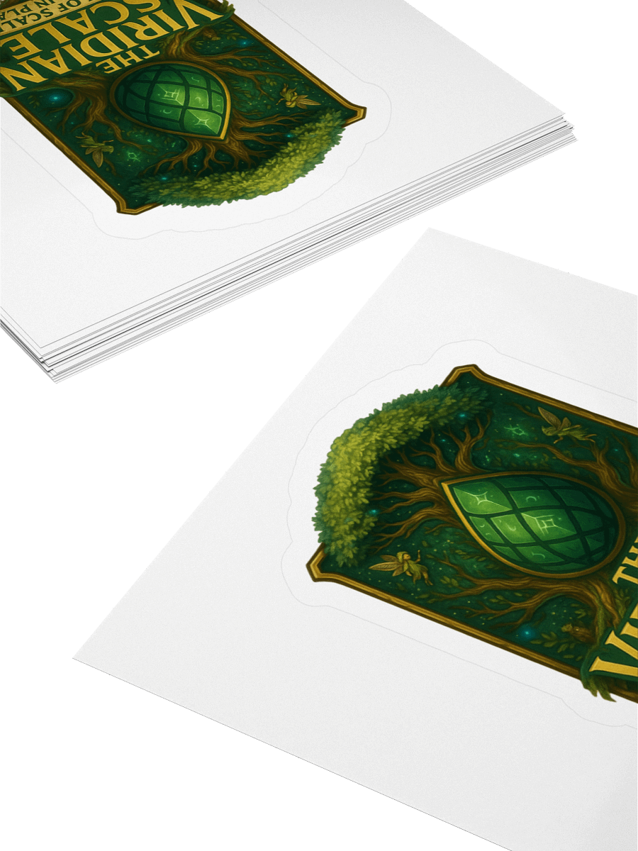 Viridian Crest Sticker – “Born of Scale” Edition product image (4)