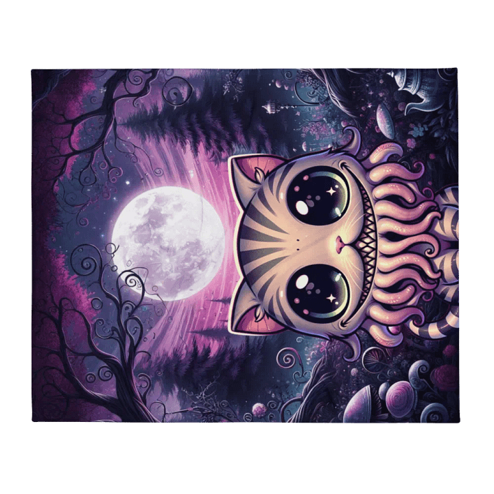 We're All Mad Here - Cheshire Cthulhucat Blanket product image (2)