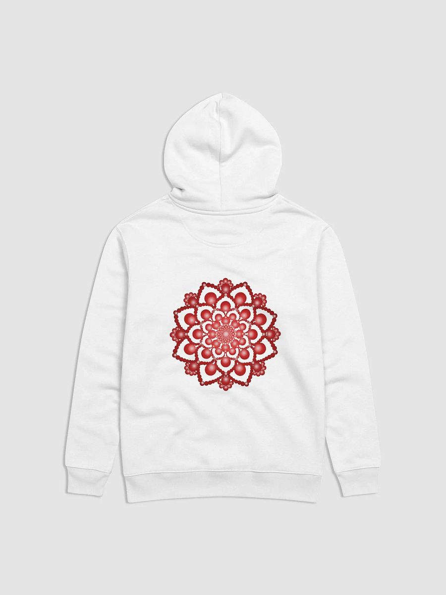 Red Dot Mandala Unisex Eco Hoodie product image (2)