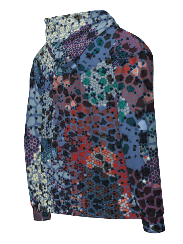 Stained glass Recycled Unisex Zip Hoodie product image (5)