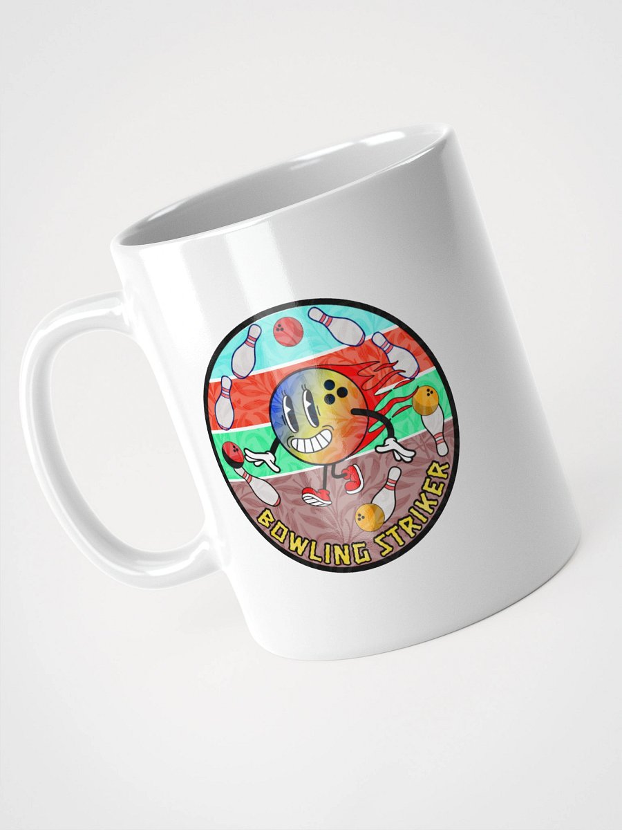 Bowling Striker White Glossy Mug product image (5)