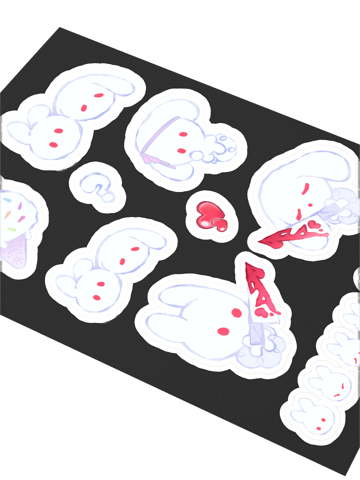 lunarbun stickersheet product image (2)