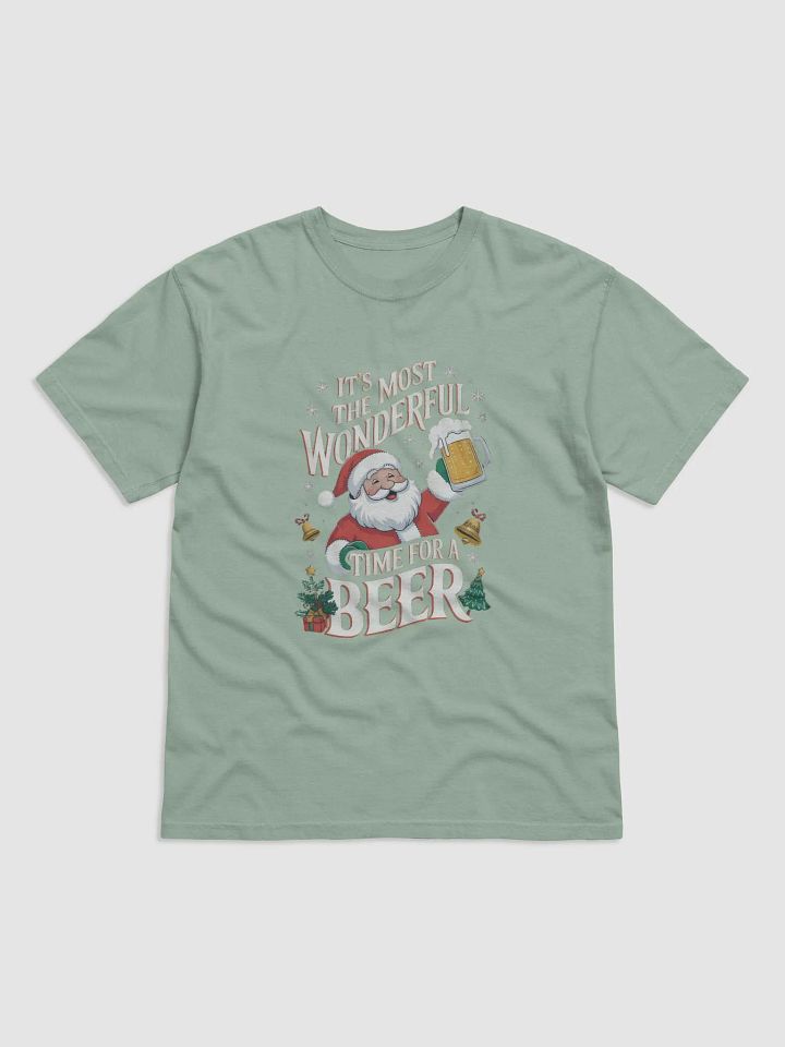 Santa’s Holiday Cheers Comfort Colors Garment-Dyed Heavyweight T-Shirt product image (1)