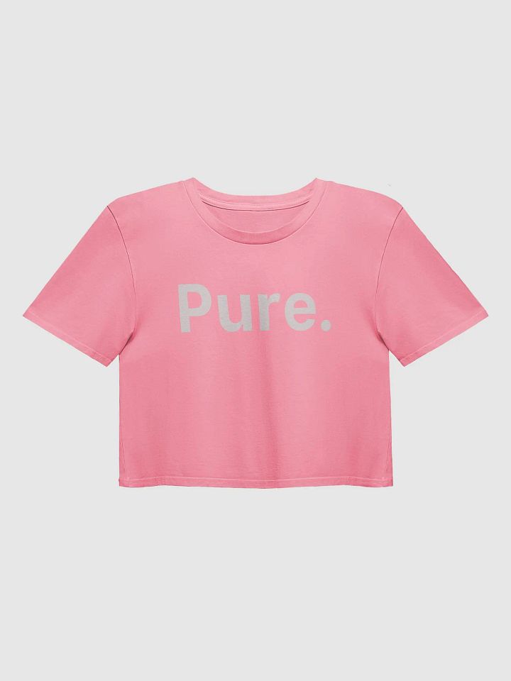 Pure. - Women premium crop top product image (1)