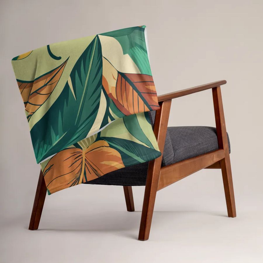 Botanical Bliss Throw Blanket product image (5)