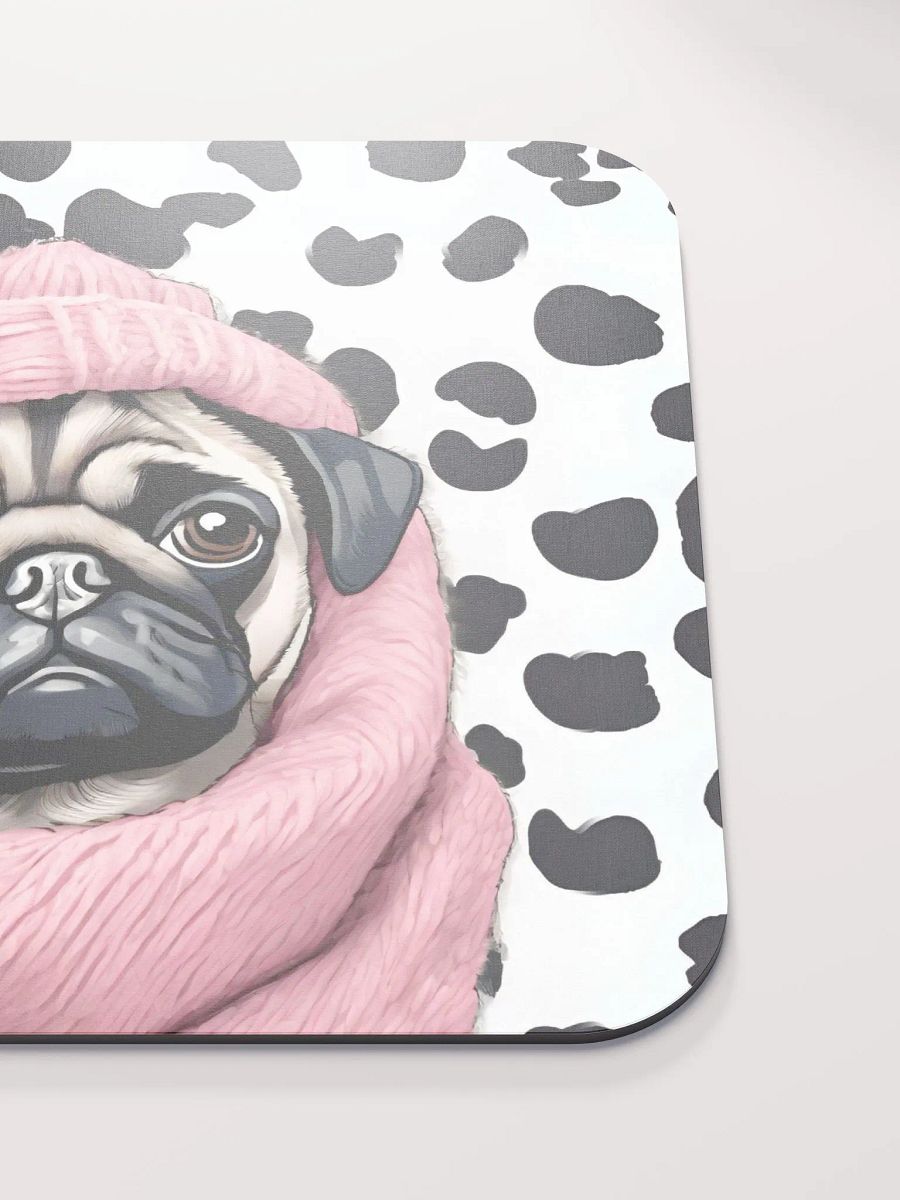Dotted Pug Mouse Pad product image (6)