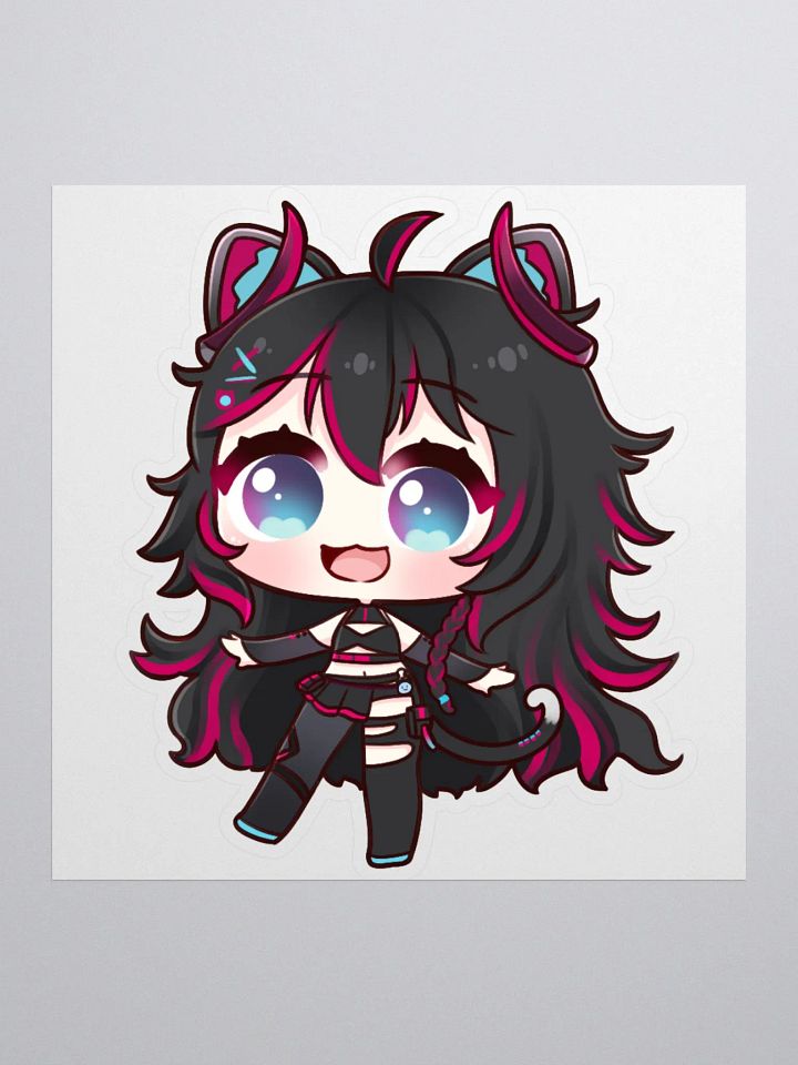 AikoComma Chibi No Jacket Sticker product image (1)