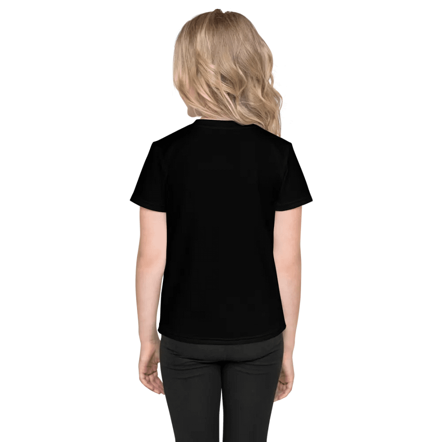 Kids T-Shirt | Black with White Logo product image (2)