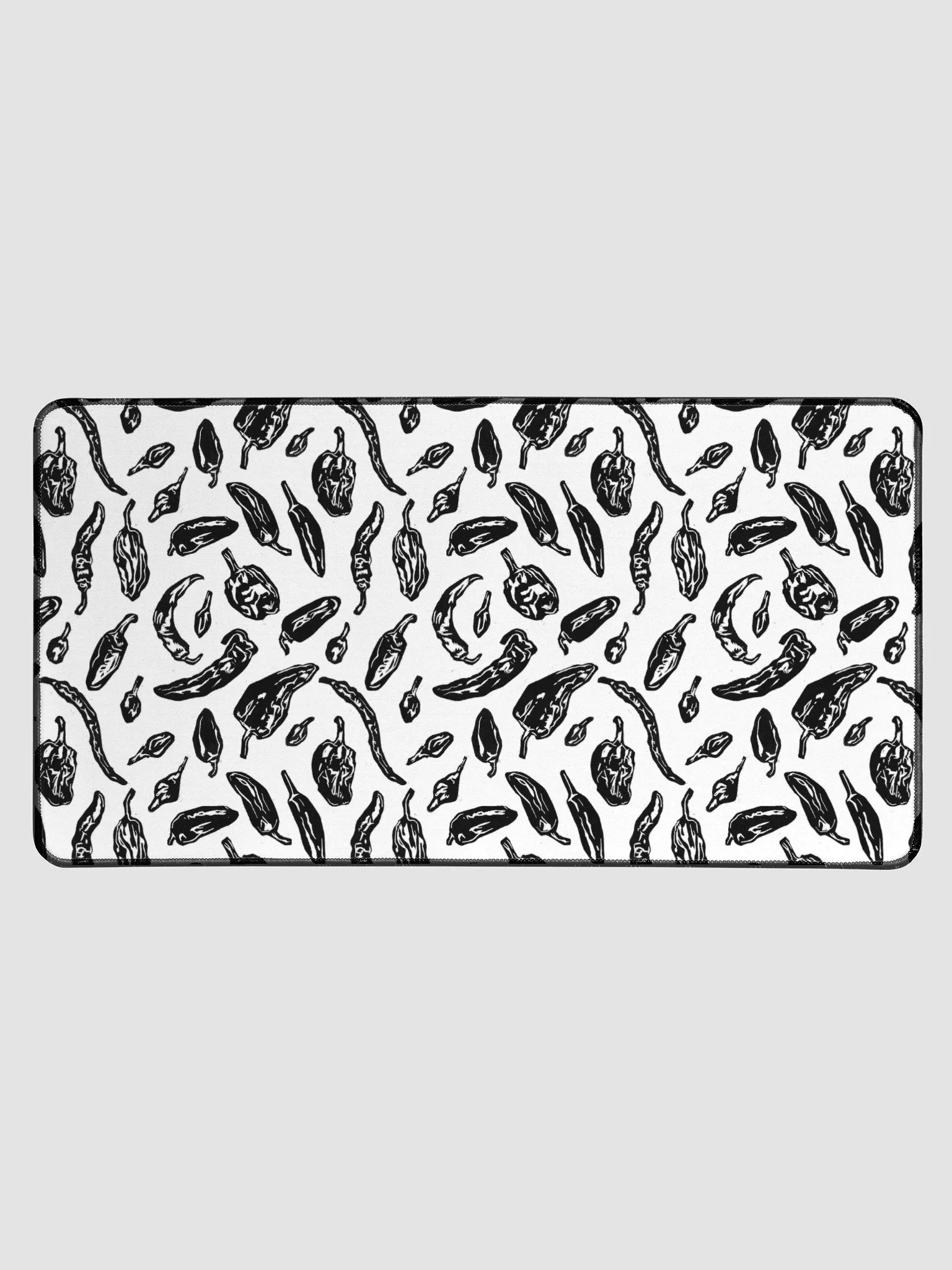 'Summer Pep' Desk Mat in Black & White product image (1)