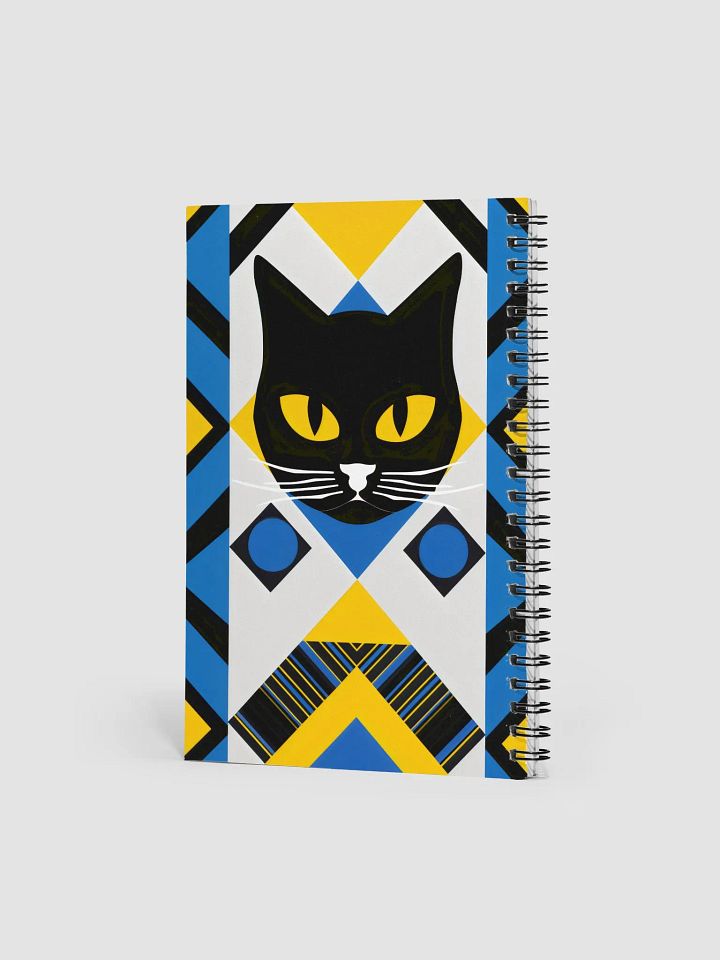 Geometric Cat Dreams Spiral Notebook product image (2)