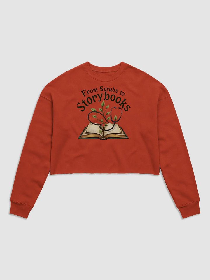 Healing Foliage Cropped Sweatshirt product image (4)