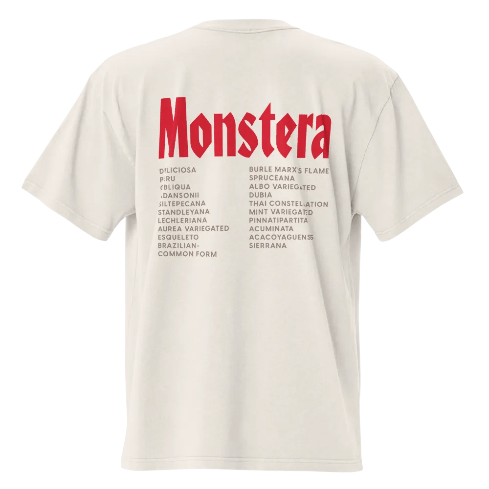 ⚡️ MONSTERA WORLD TOUR ⚡️ oversized tee product image (2)