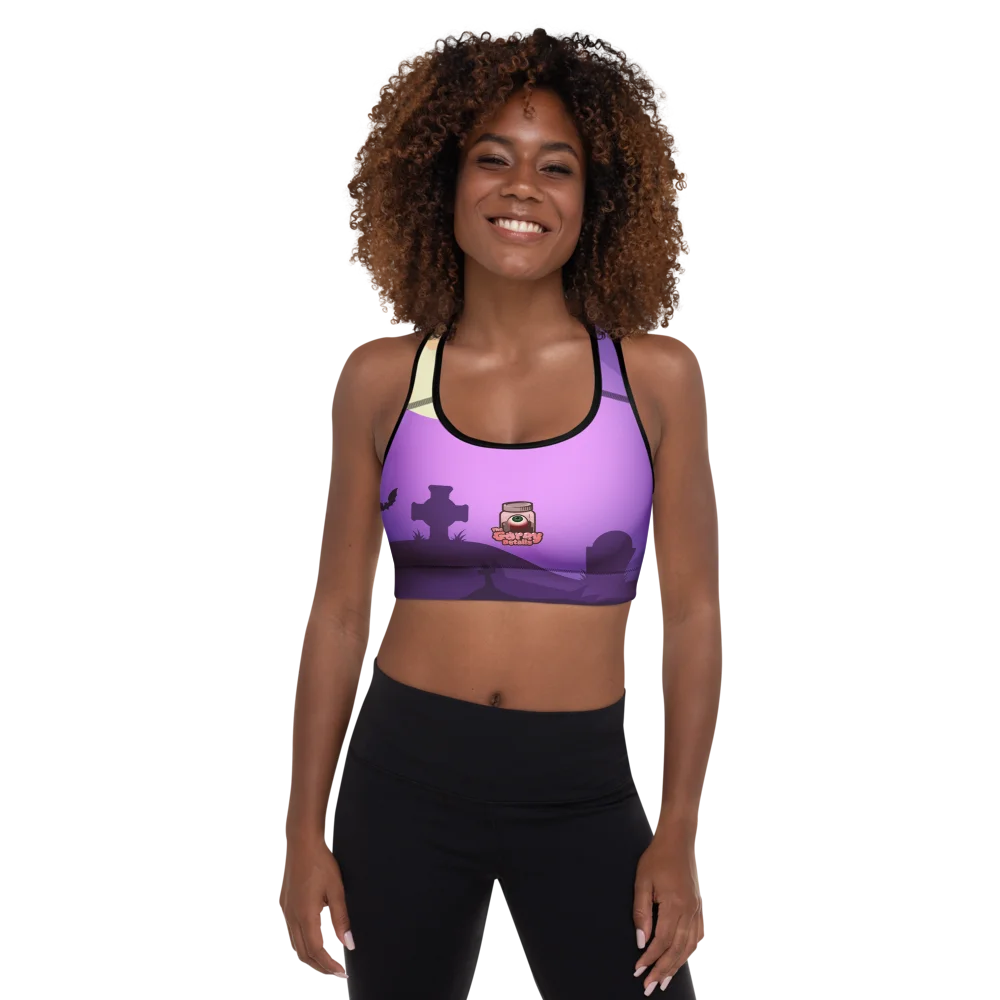 All-Over Print Padded Sports Bra product image (2)