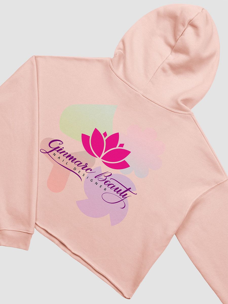 Floral Beauty Nail Designer Crop Hoodie product image (34)