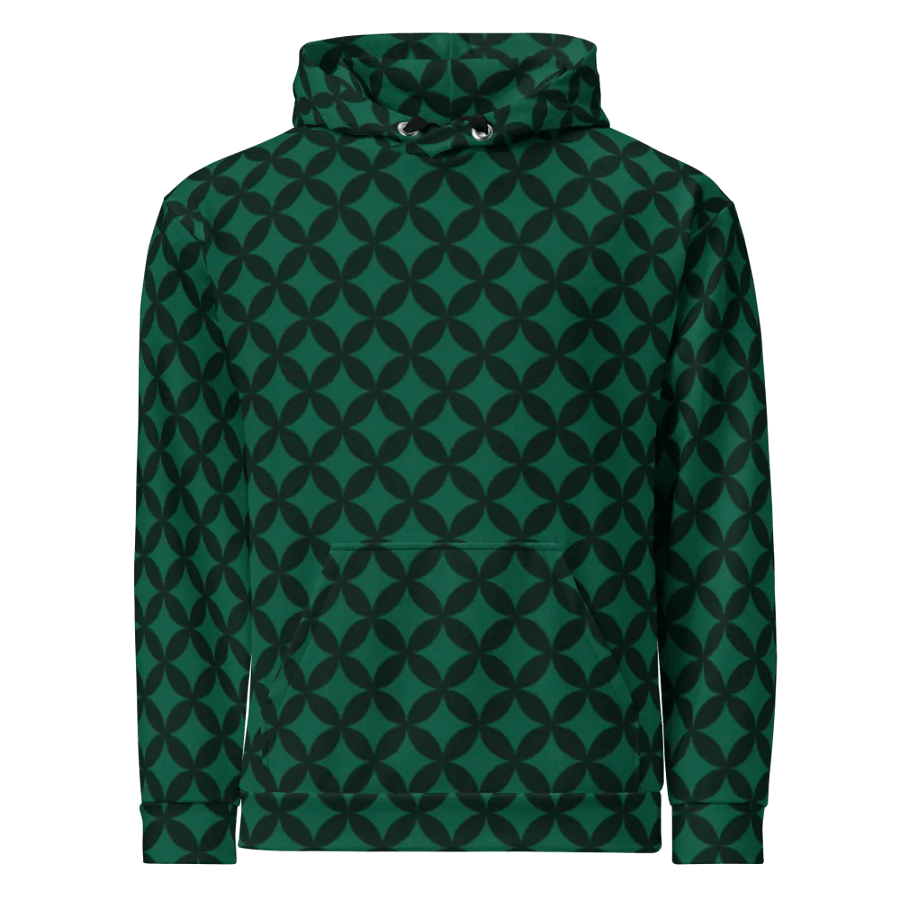 Geometric Grid Unisex Hoodie product image (6)