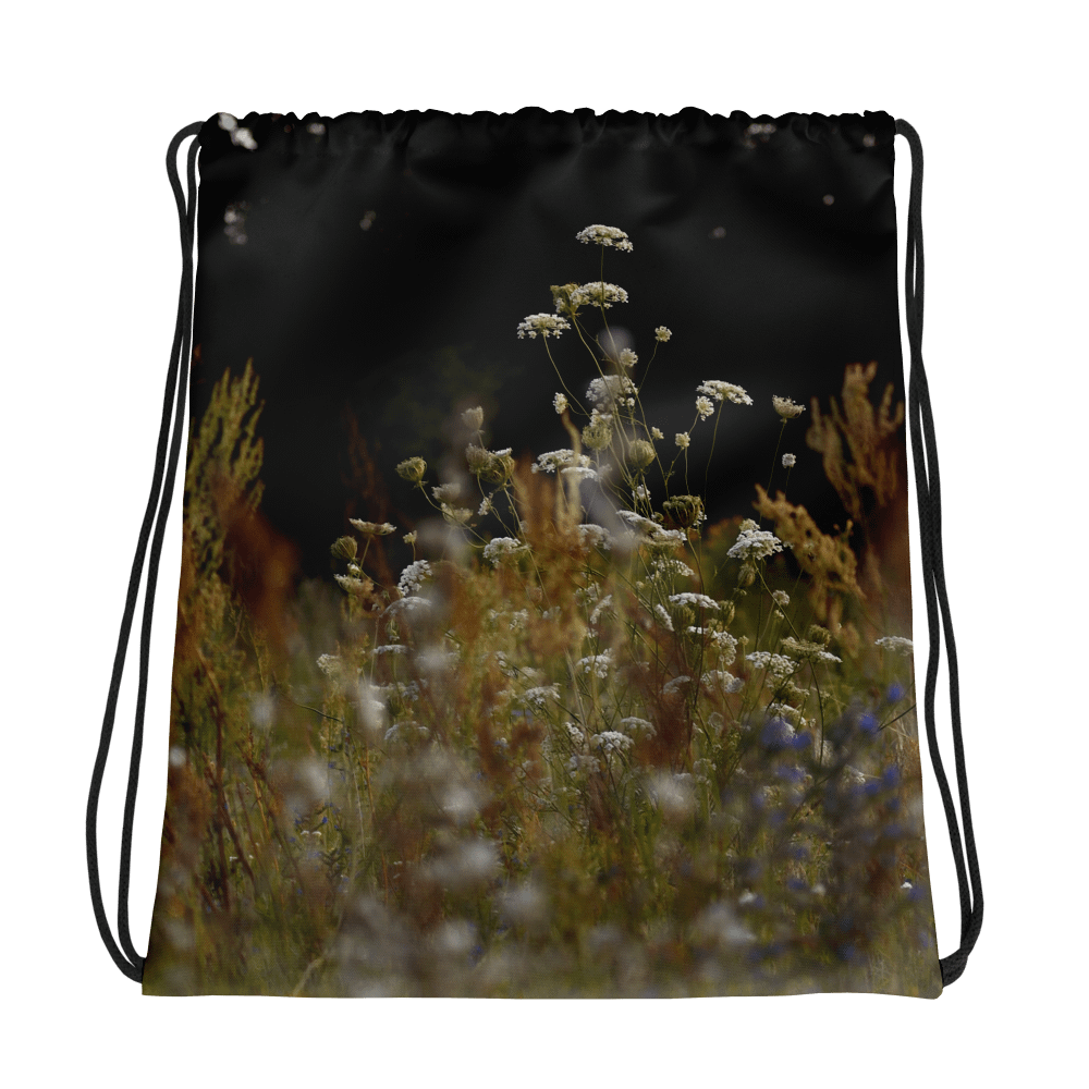 Rucksackbeutel mit Kordelzug - Wildblumenwiese product image (1)
