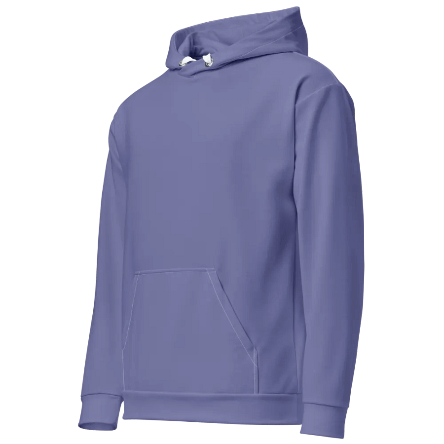 Plain Purple Soft Summer Unisex Recycled Polyester Heavyweight Premium Hoodie by Treasure Pie product image (3)