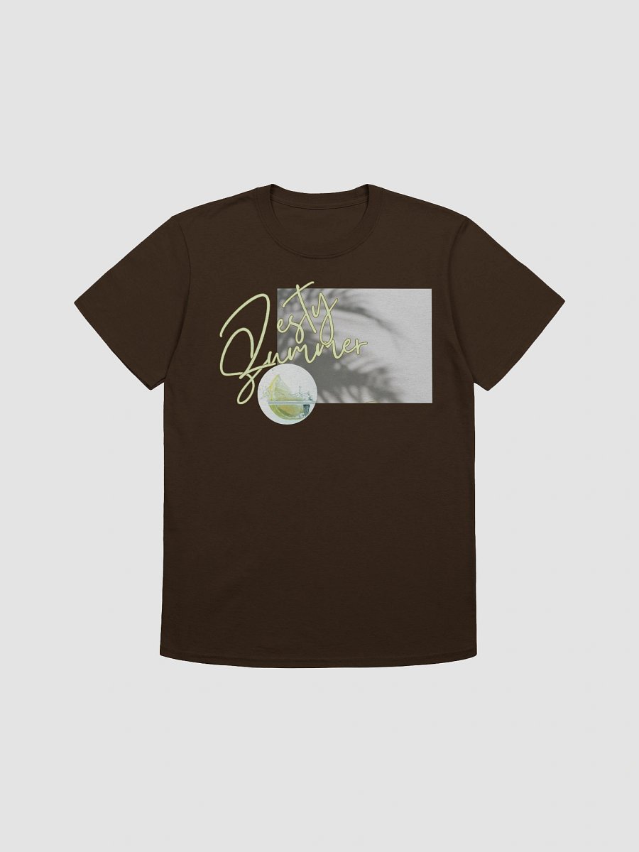Zesty Summer T-Shirt – Citrus Splash & Calm Palm Shadow [Men’s] product image (10)