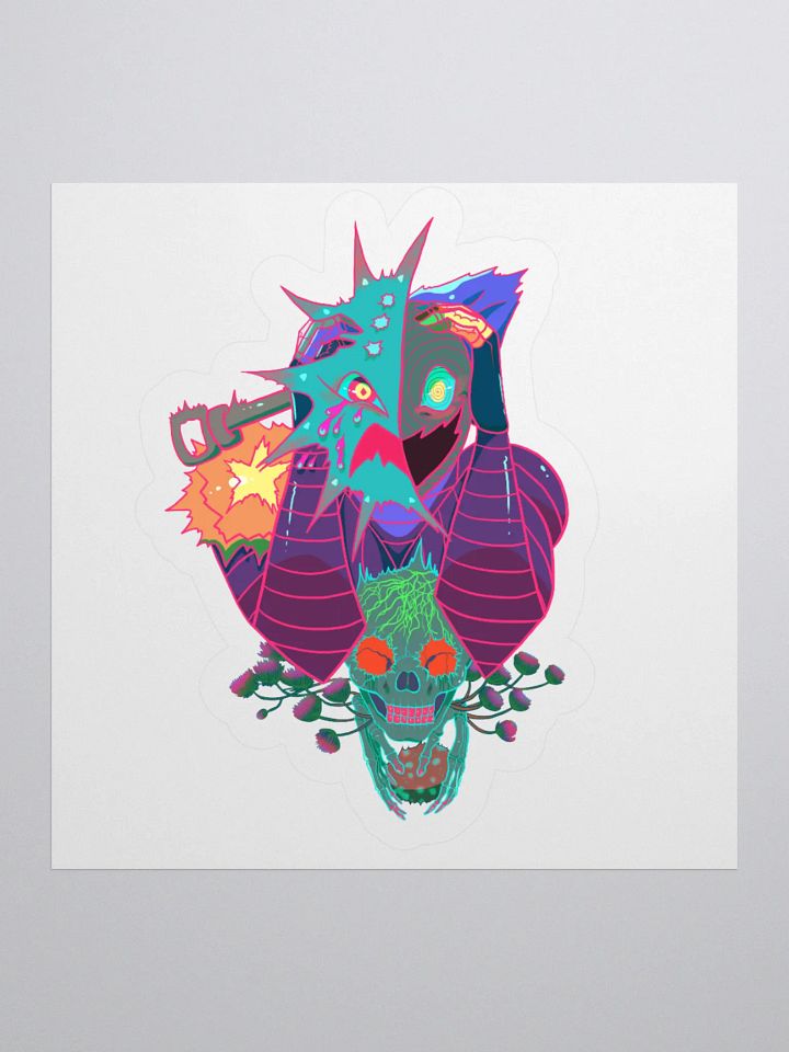 Nightmare Twistee Sticker product image (1)