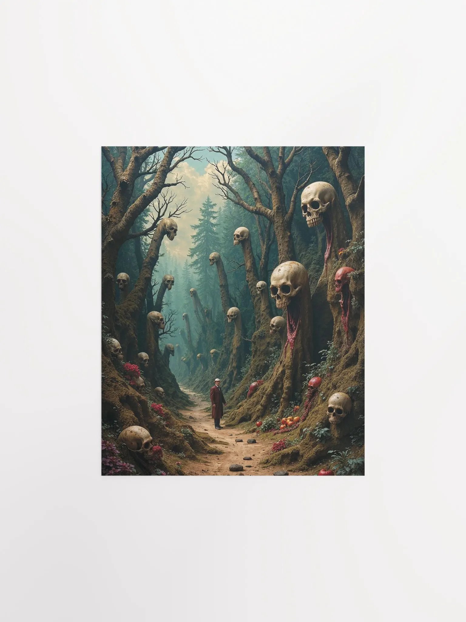 Surreal Skull Forest Poster product image (2)