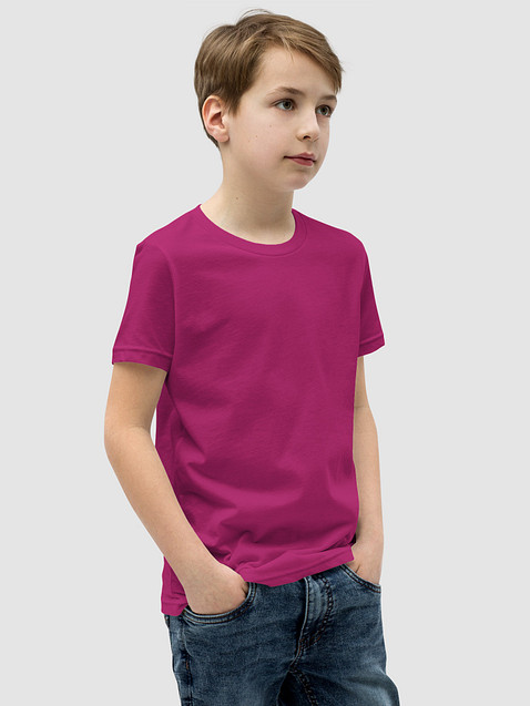 Photo showing Bella+Canvas Youth Short Sleeve T-Shirt