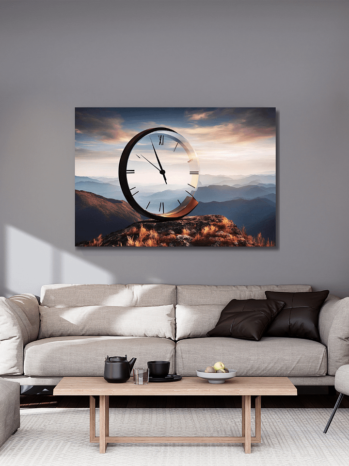 Time Confusion-3 | Canvas Artistic Wall Painting product image (2)