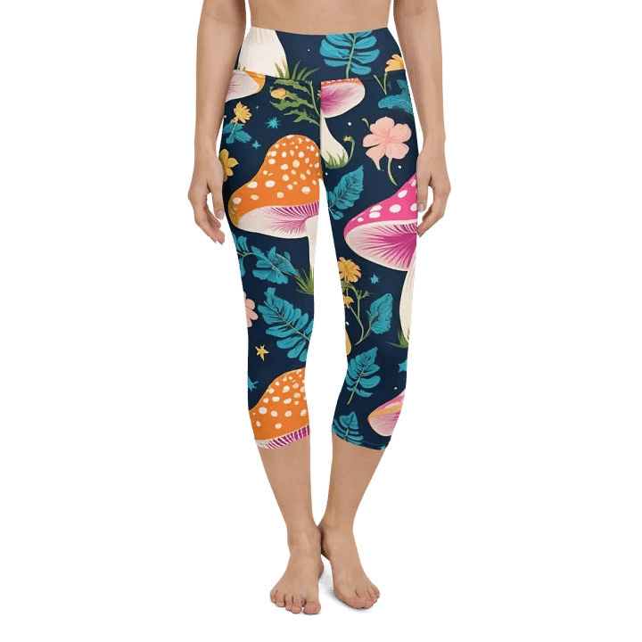 Mystic Mushroom Capri Leggings product image (1)