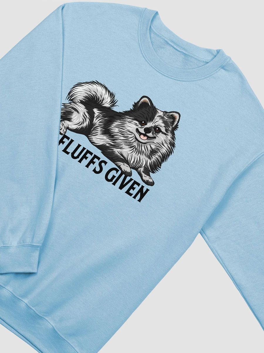 No Fluffs Given Sweatshirt of a Pomeranian | Funny Sweatshirt for Pomeranian Paw-rents product image (4)