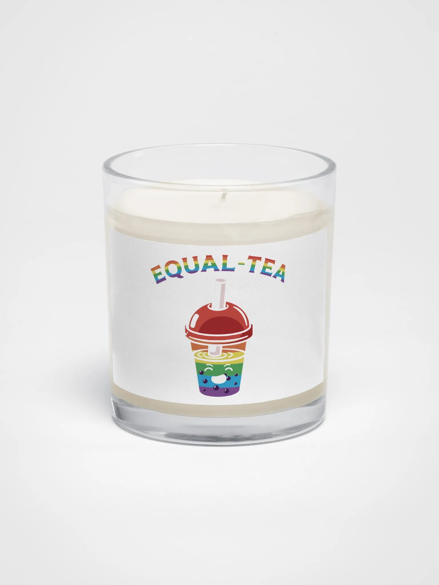 EQUAL-TEA Rainbow Boba Soy Wax Candle product image (1)