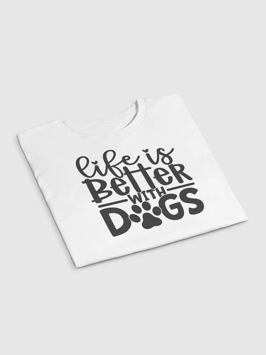 'Life is Better with Dogs' Crop Top product image (47)