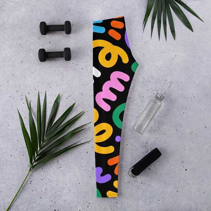 Whimsical Spirals All-Over Leggings product image (2)
