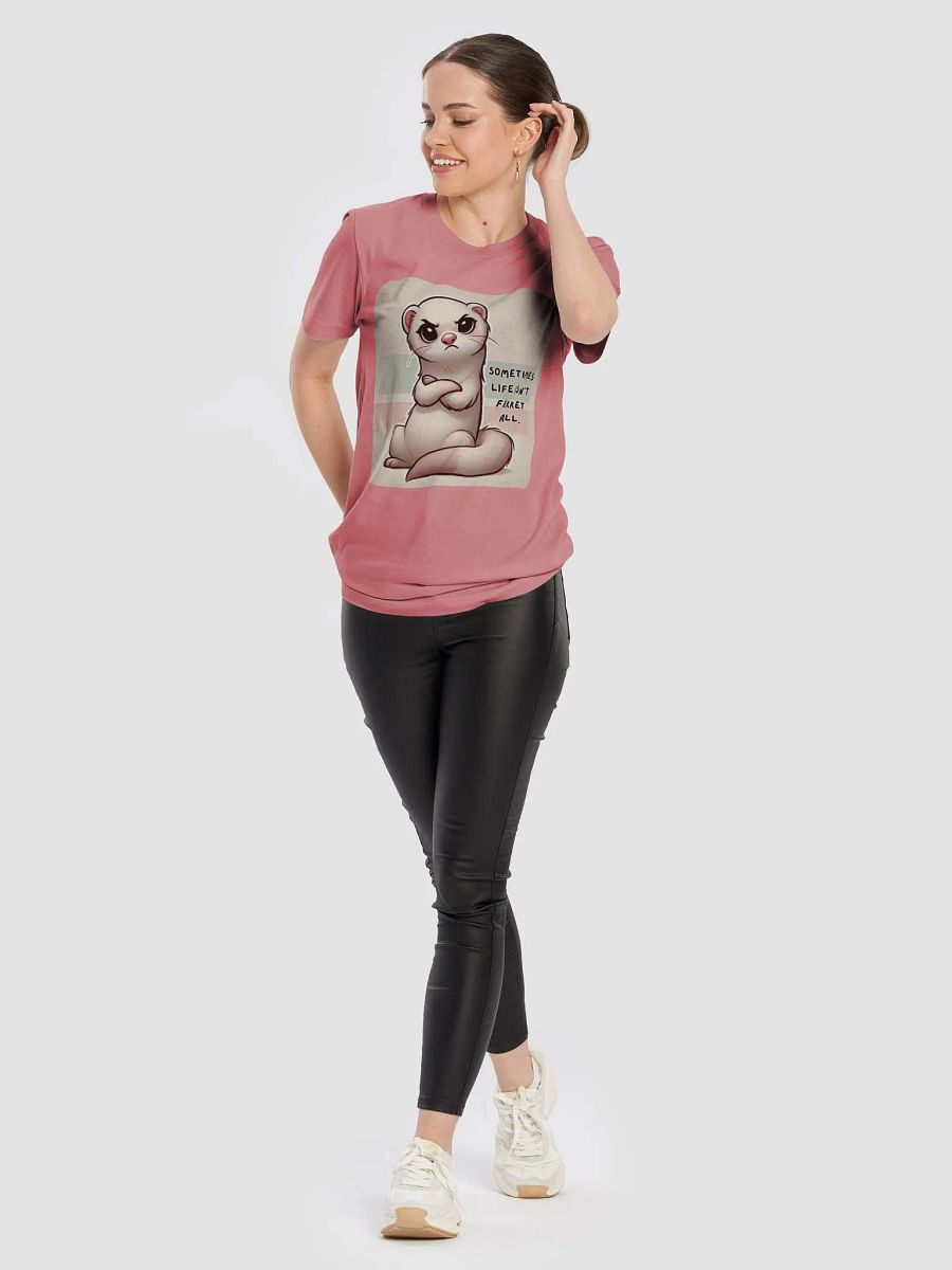 Sometimes Life Isn’t Ferret All. (Bella+Canvas Supersoft T-Shirt) product image (5)