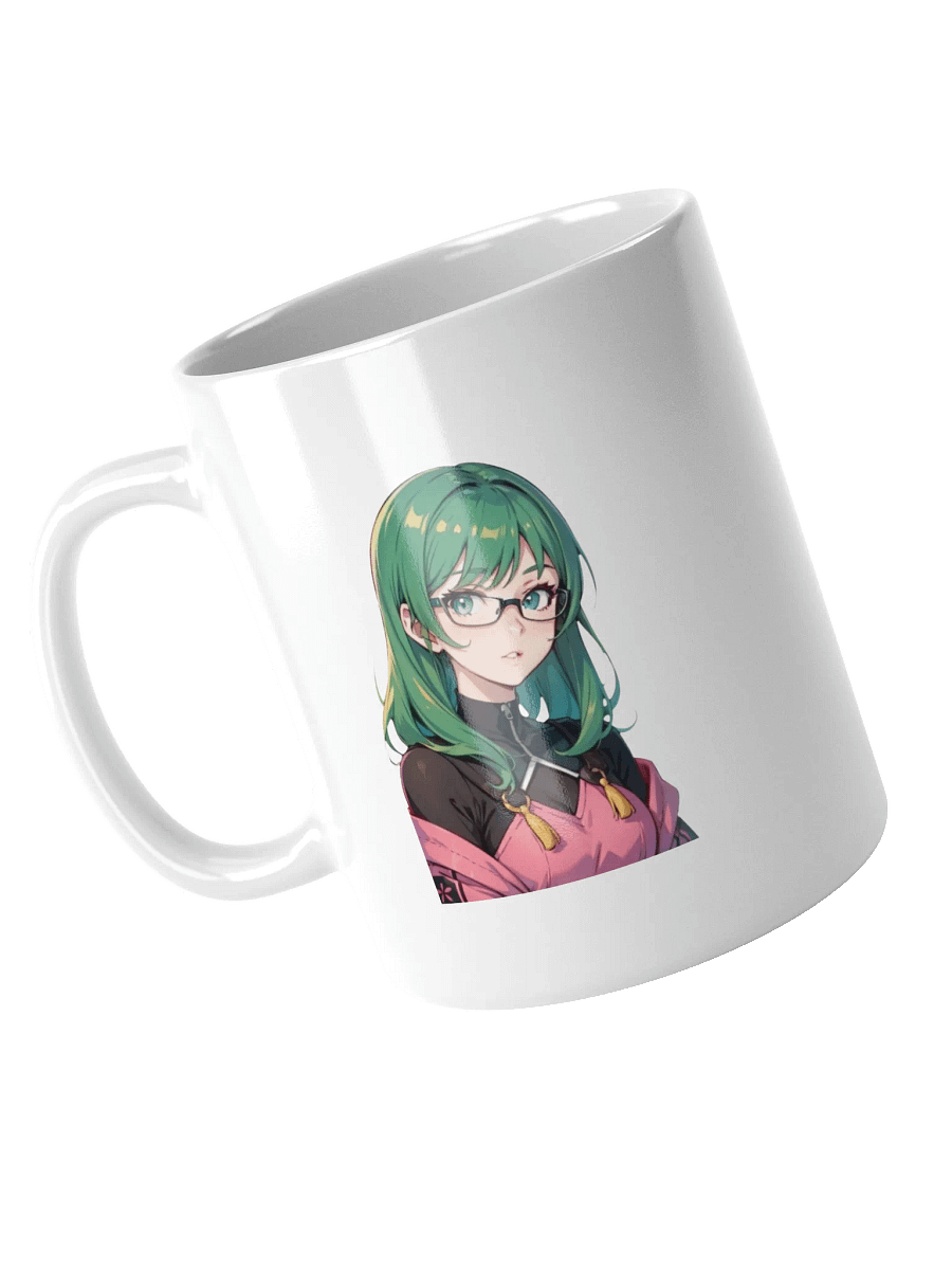 (GREEN WAIFU) K White Mug product image (3)