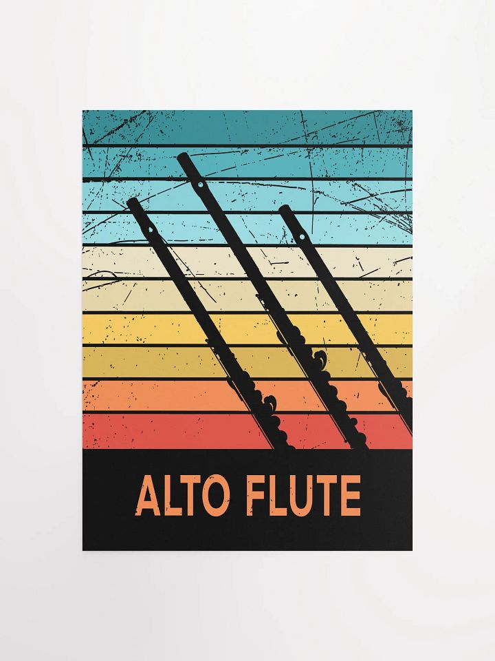 Small Abstract Flute Poster - Alto product image (1)