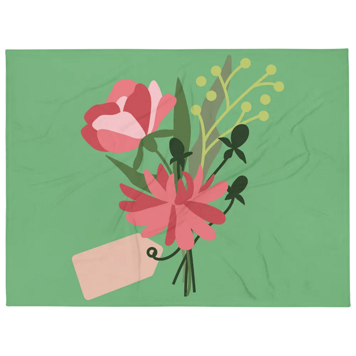 Simple flower blanket product image (1)