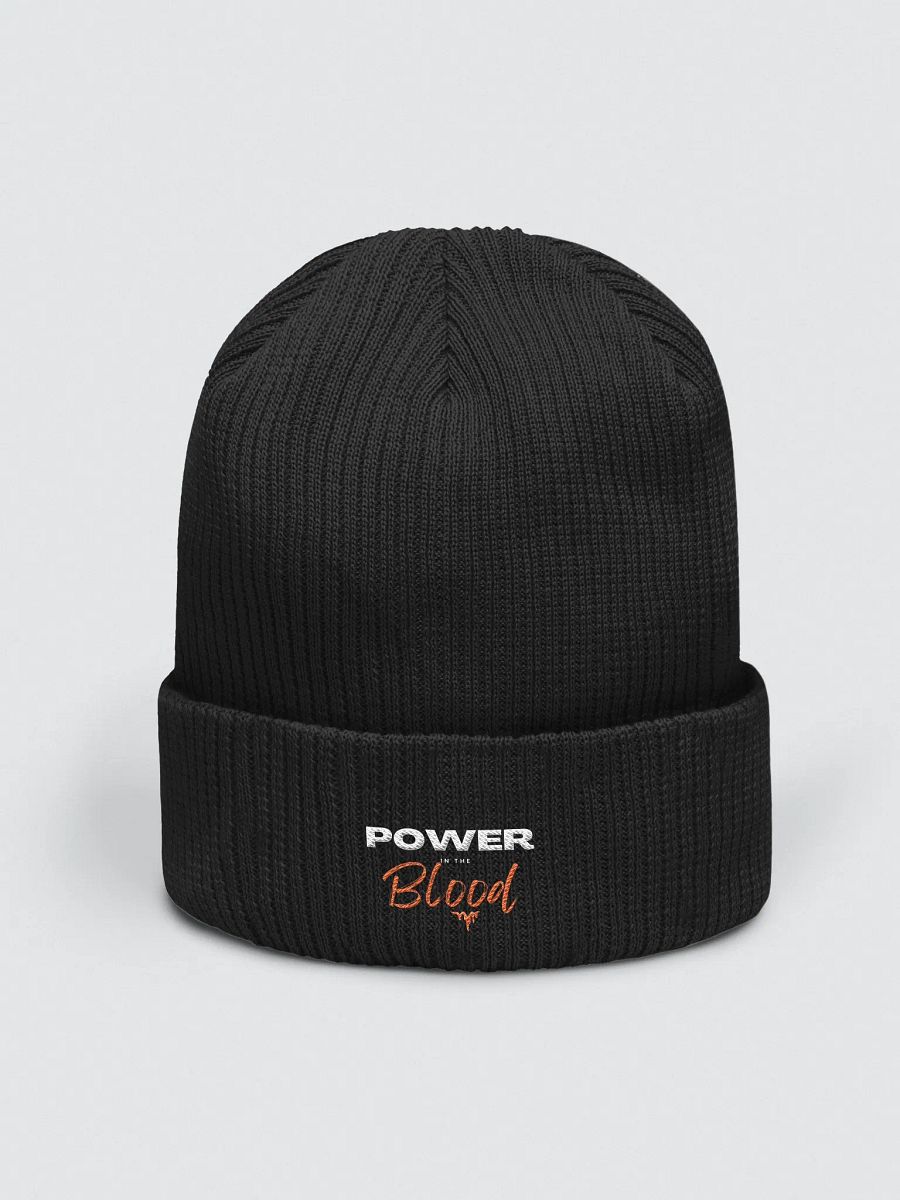 Power In The Blood | Organic Cotton | Beanie product image (3)