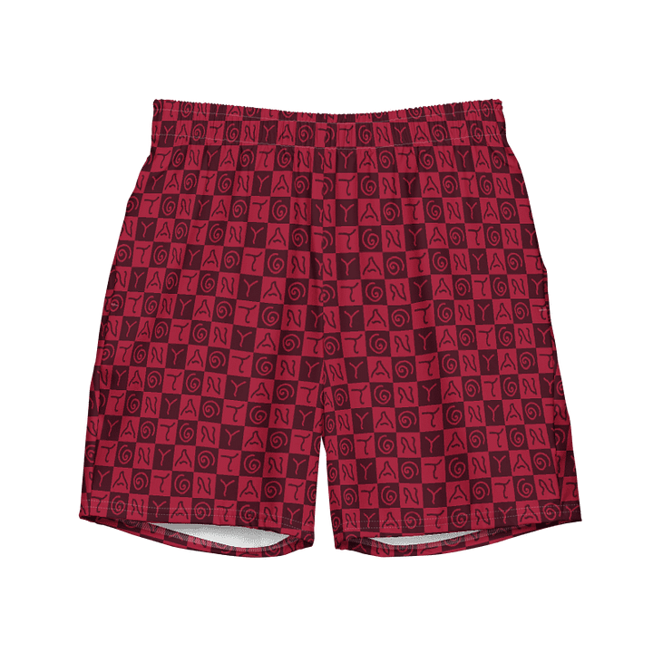 Crazy Tonya Red Swim Trunks product image (1)