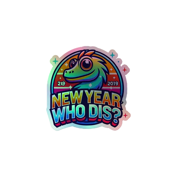 Rainbow Dino 2019 Sticker Set product image (1)