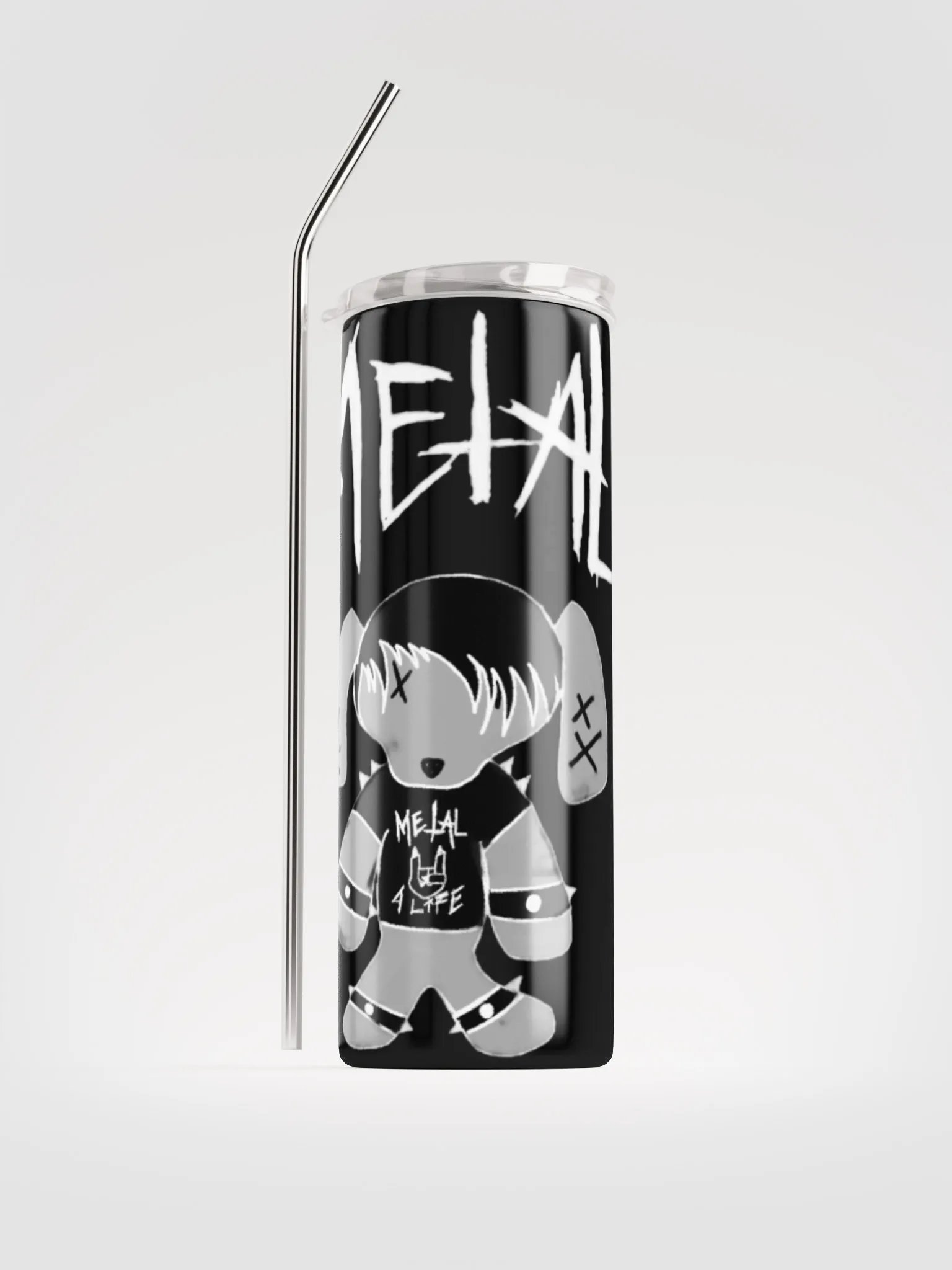 Metalhead Bunny Tumbler product image (1)
