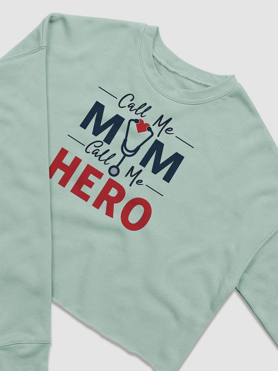 Mom & Hero Women's Crop Sweatshirt product image (6)