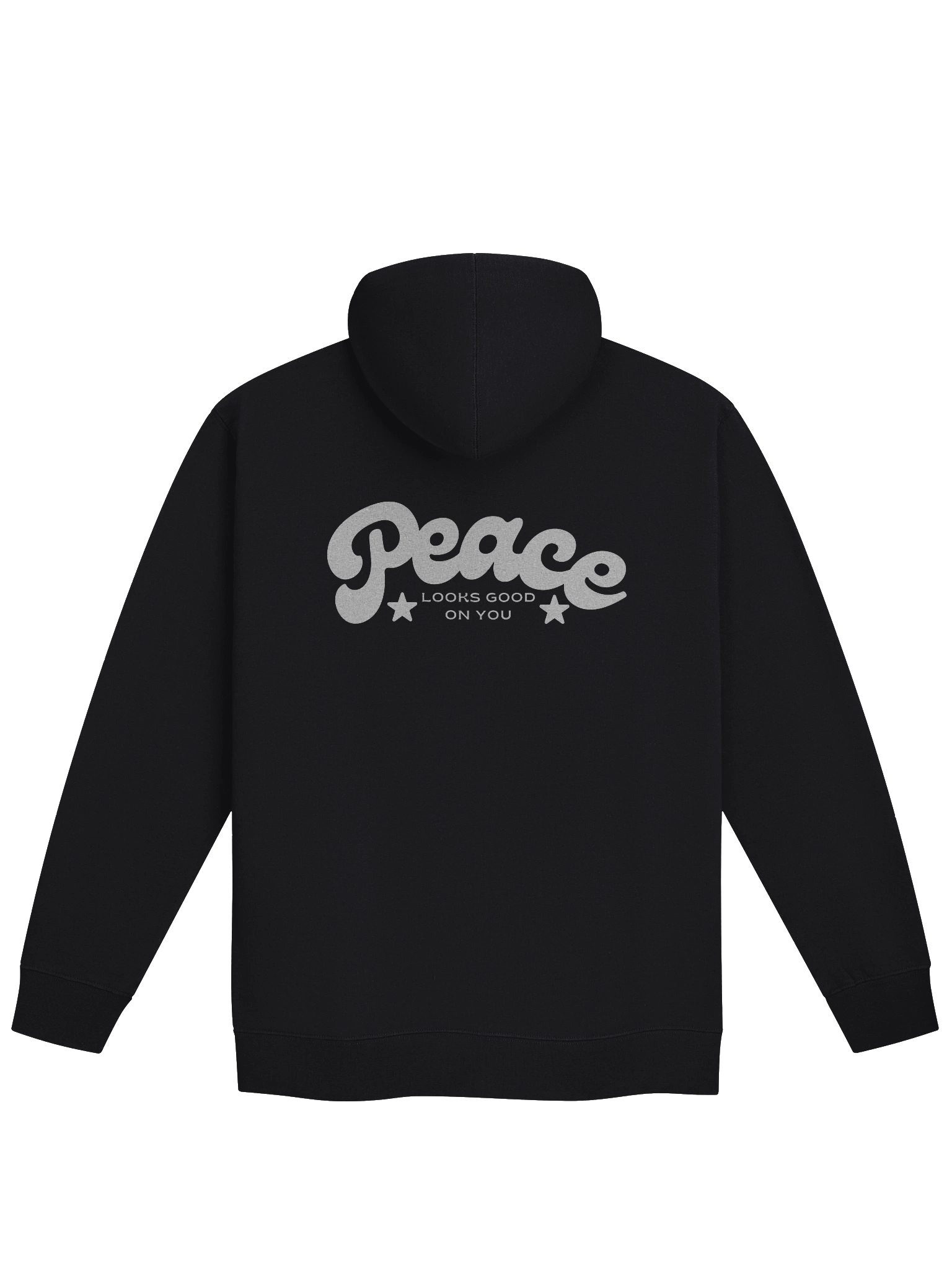 PEACE LOOKS GOOD Fleece Zip-Up Hoodie product image (6)