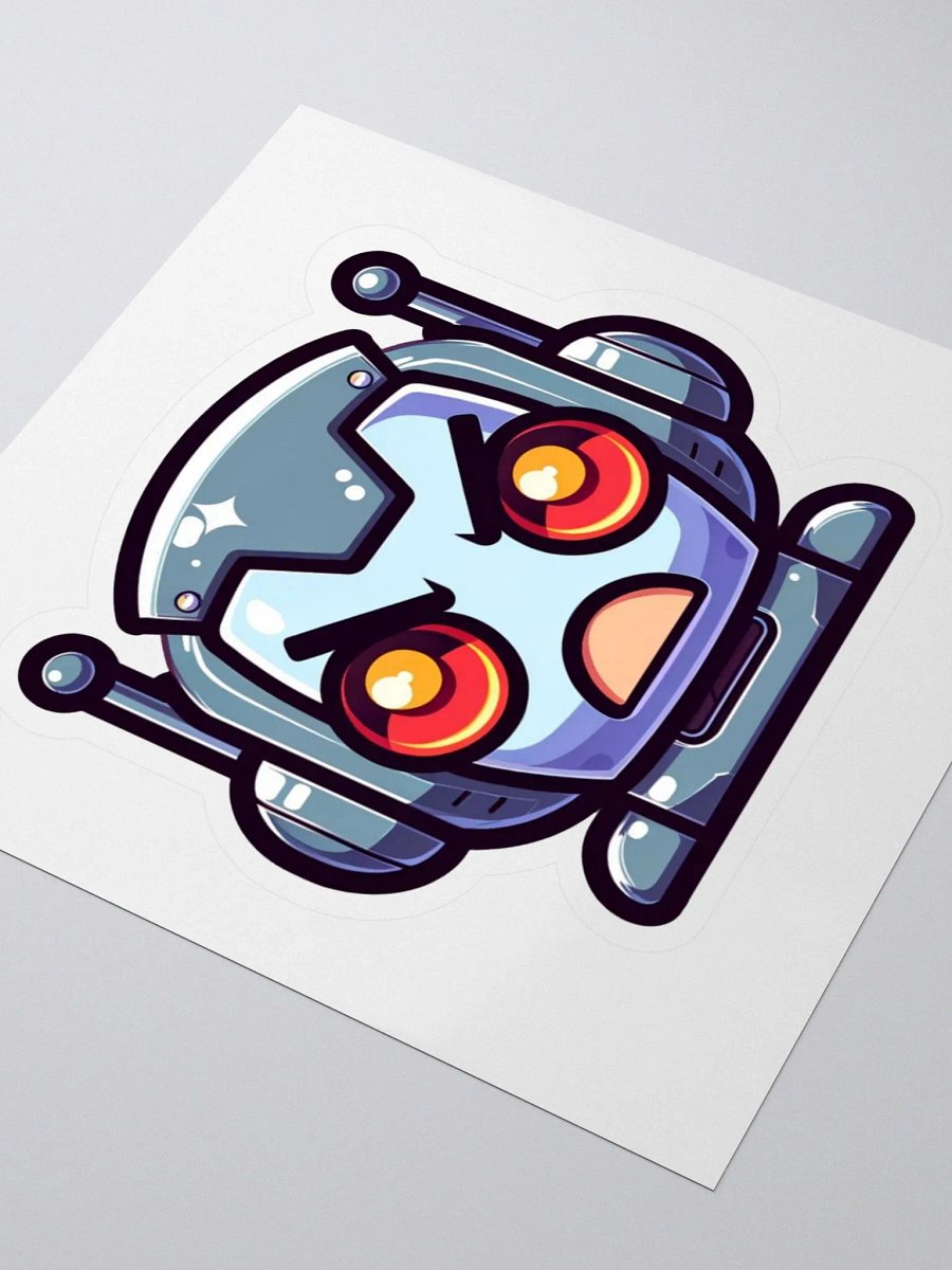 Angry Robot Kiss Cut Stickers product image (3)