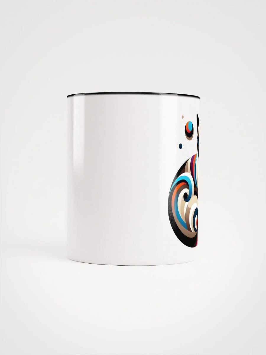 Abstract Siamese Cat Mug with Color Inside product image (25)